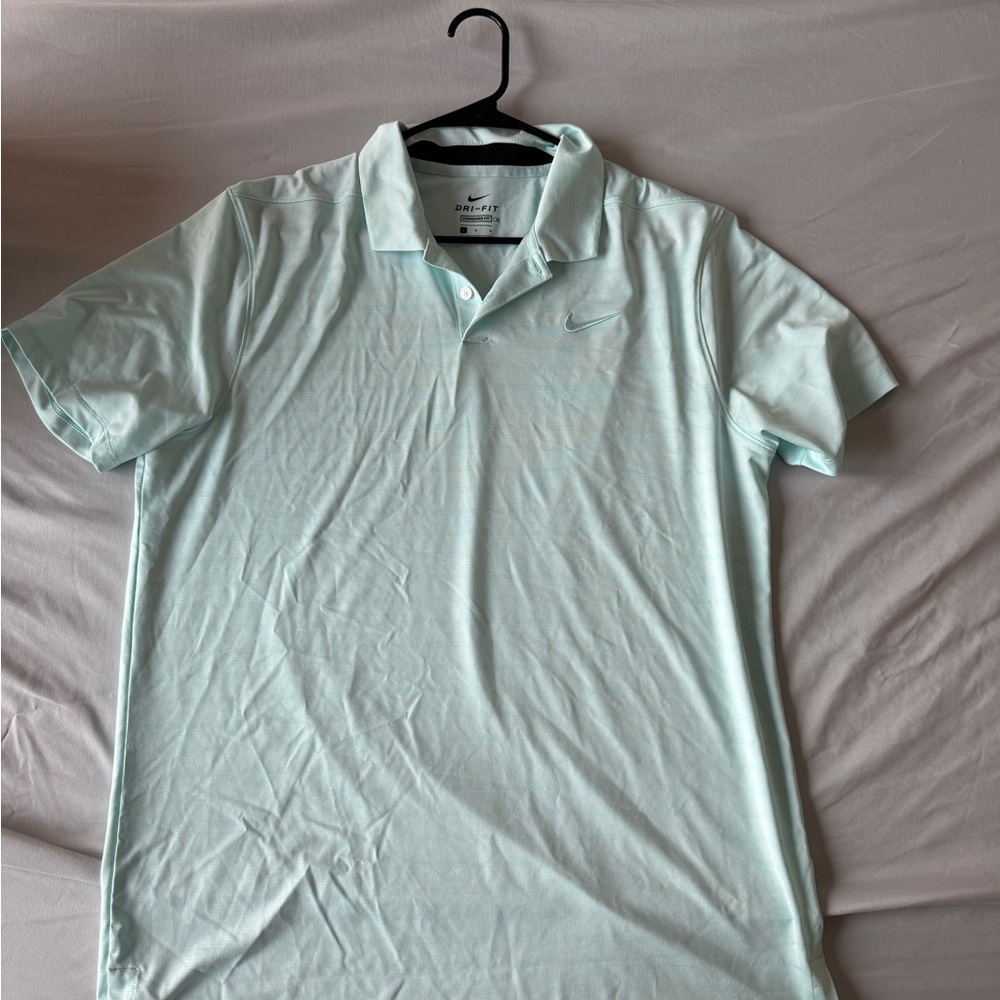 Nike Blue Polo Shirt Premium Cotton Blend